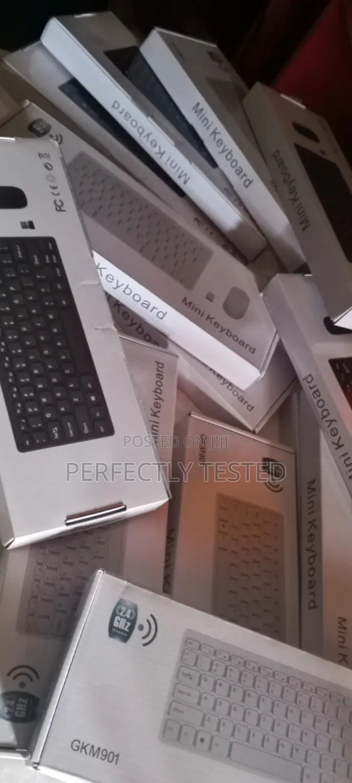 Wireless Keyboard With Wireless Mouse