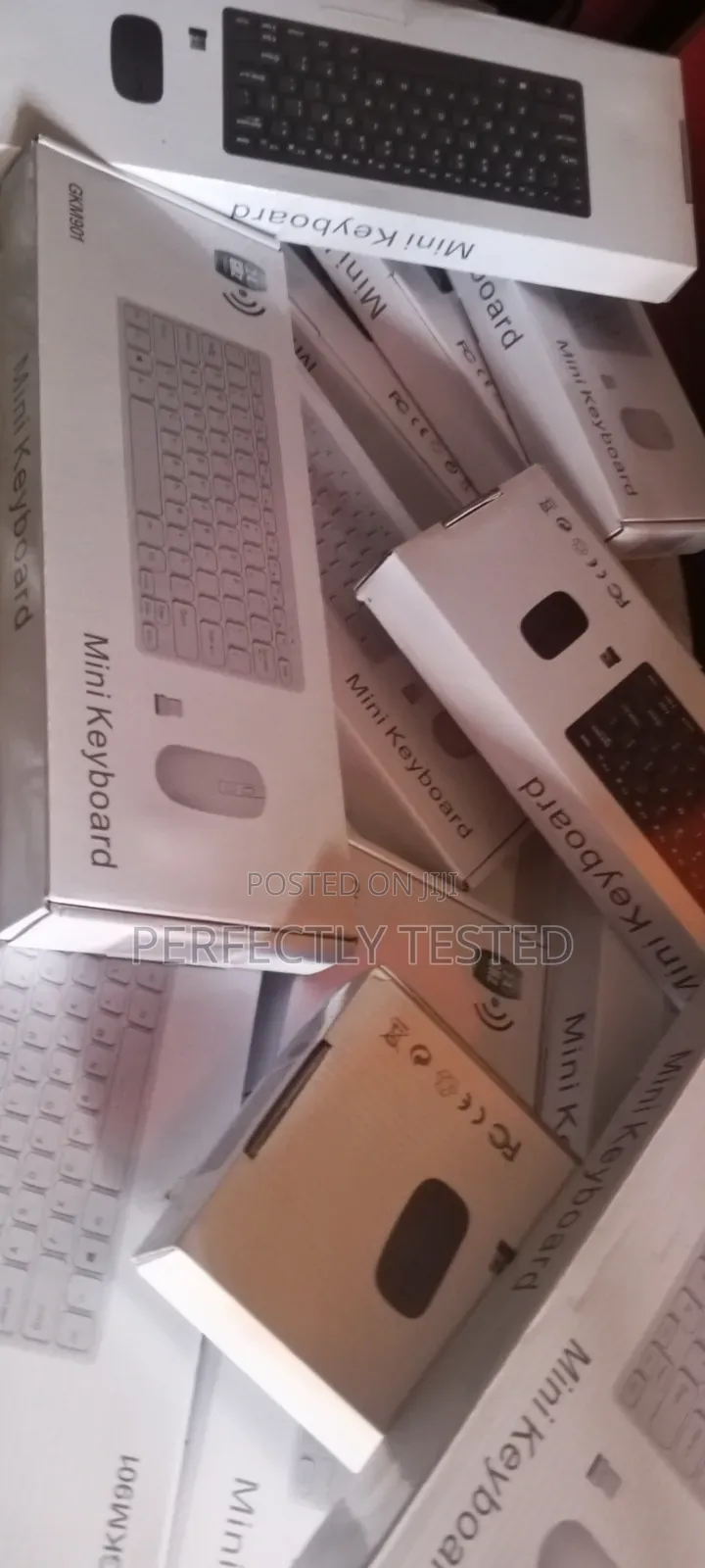 Wireless Keyboard With Wireless Mouse
