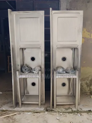Commercial Double Sink With Side