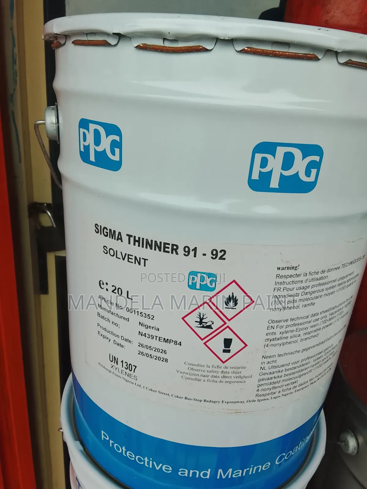 Sigma Thinner 91 - 92