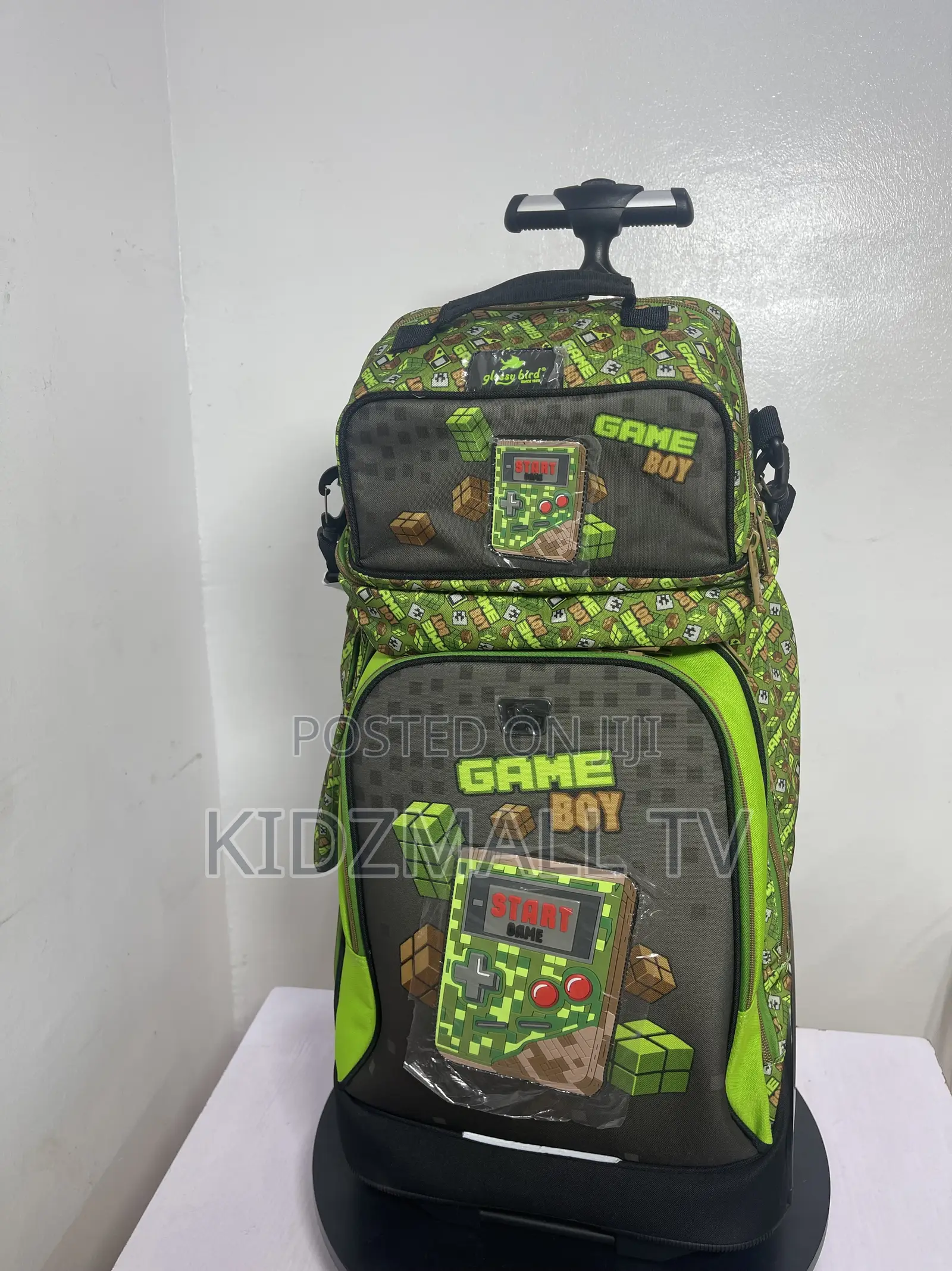 Game Boy Kids Trolley School Bag