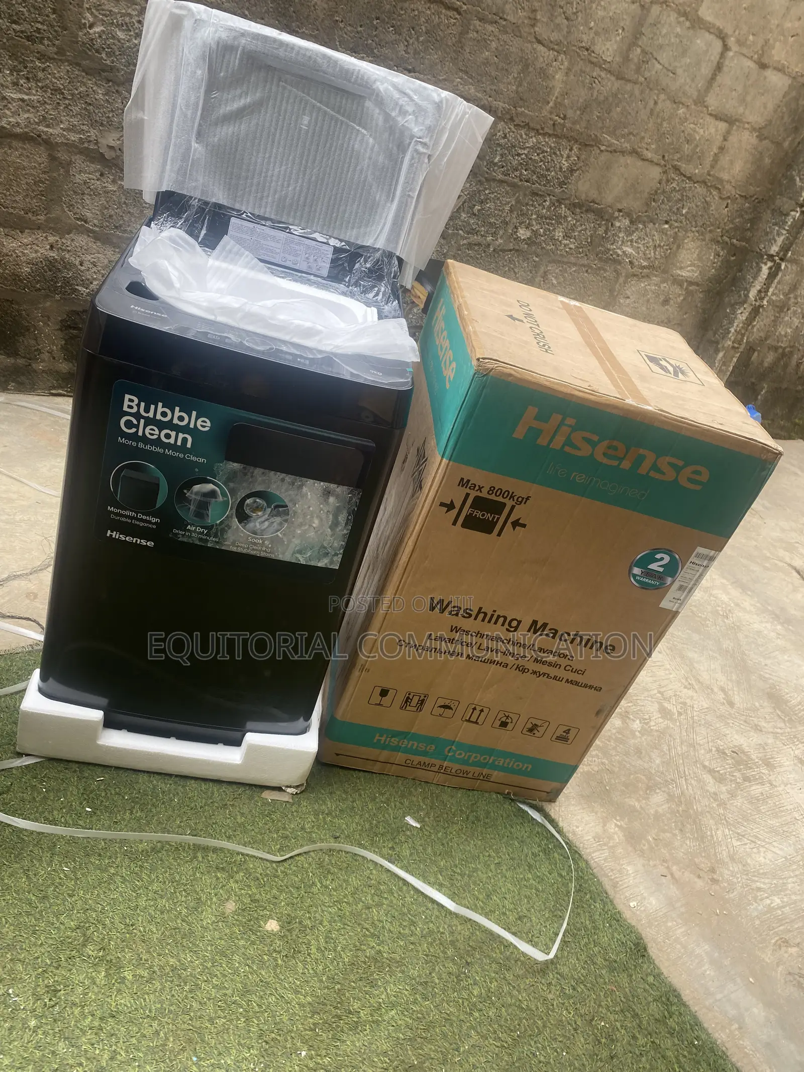 Hisense 9KG Capacity Top Loading Washing Machine
