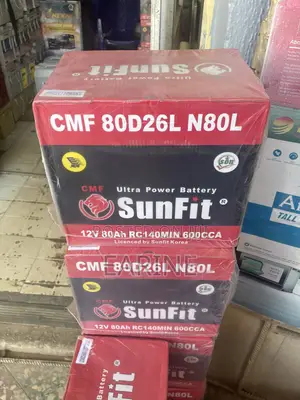 Original 75Ah Car Battery for Sale