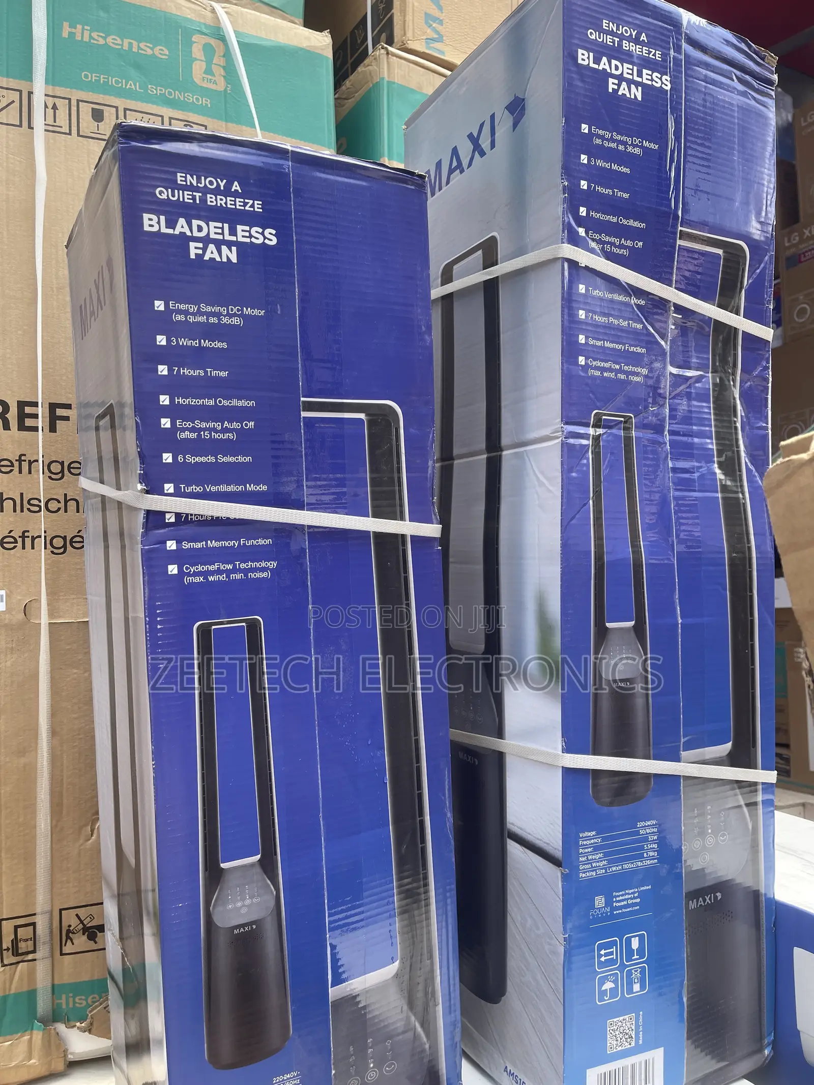 Maxi Bladeless Digital Tower Fan