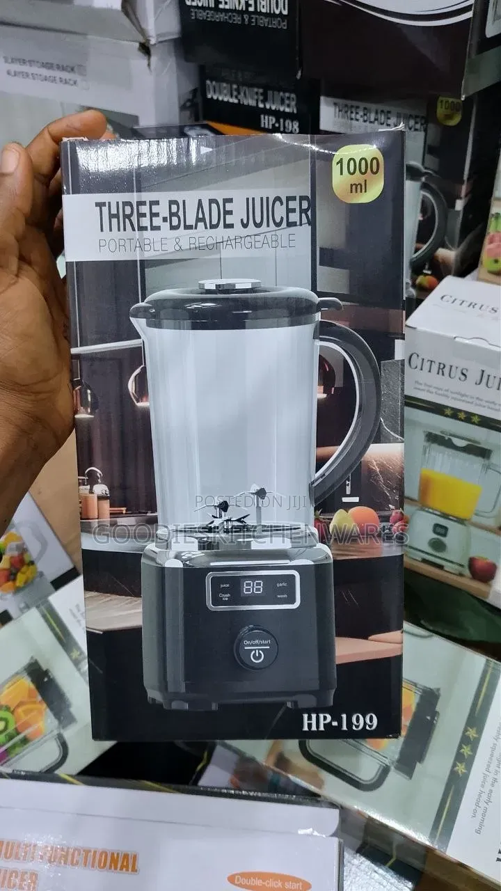 3 Blade Rechargeable Blender