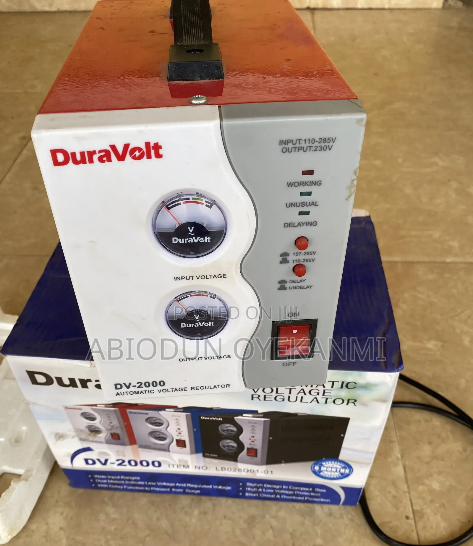 2000W Automatic DURAVOLT Stabilizer