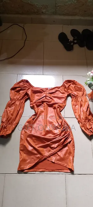 Camila Brown Leather Brand New Luxury Gown