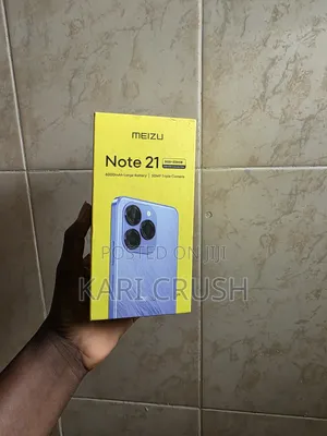 New Meizu Note 21 256 GB Black