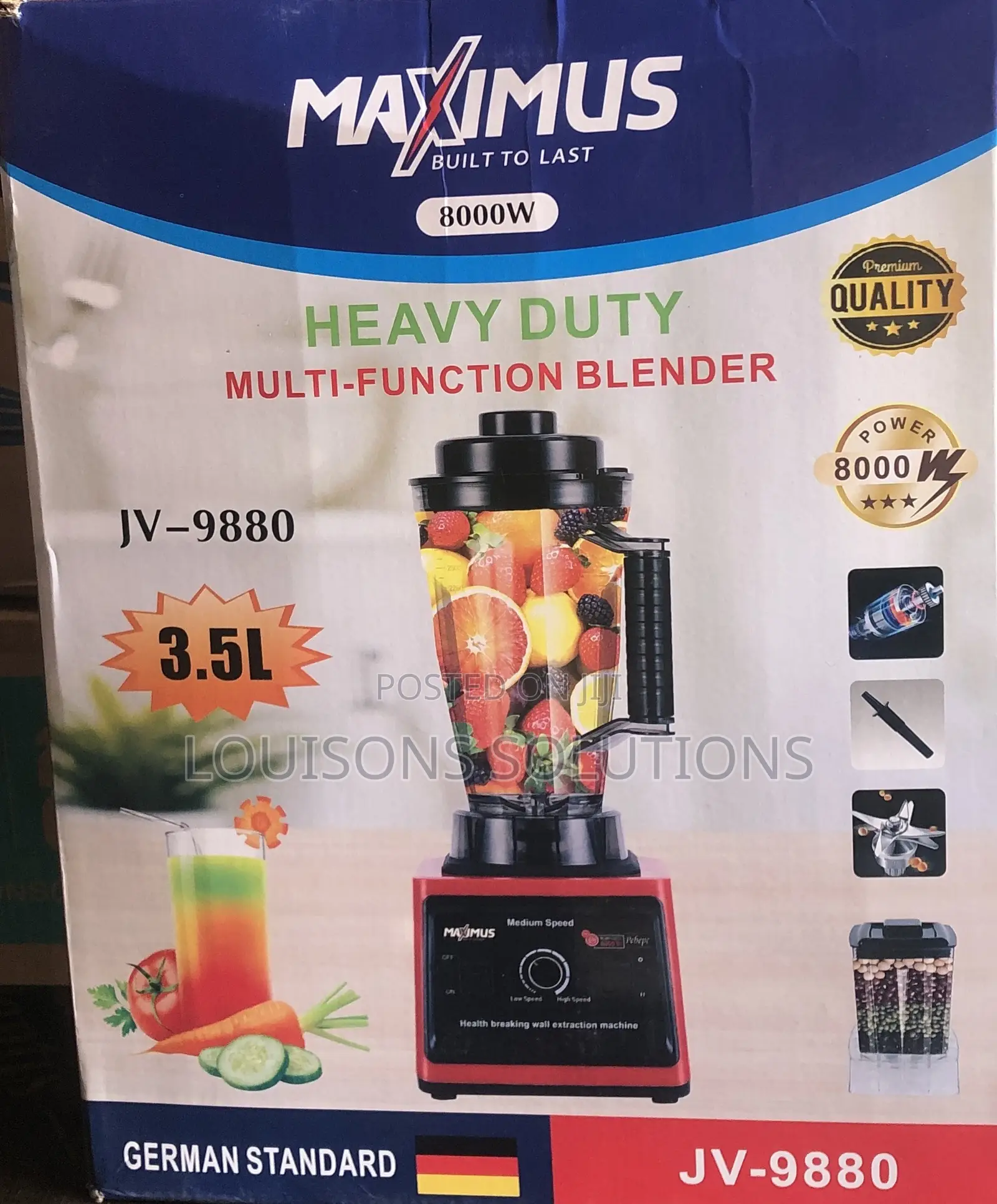 Maximus Heavy Duty Multi-Function Blender