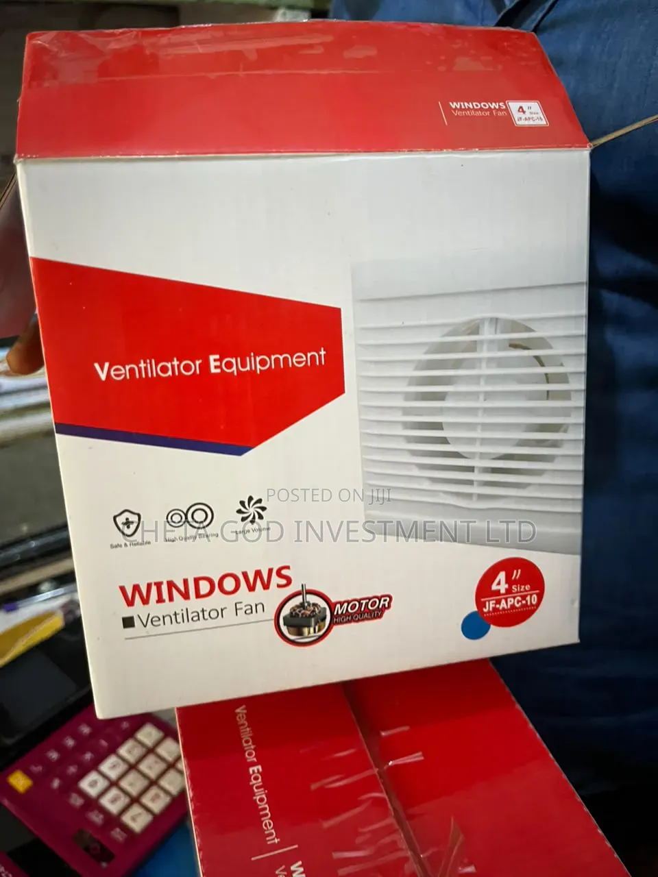 4 Inches Window Ventilator Fan