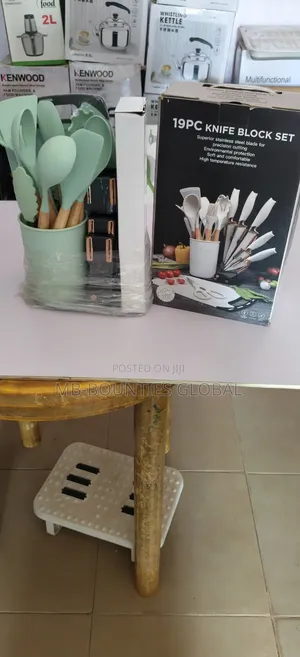 19pieces Silicone Cooking Spoons, Knives and Board Silicone Cookware