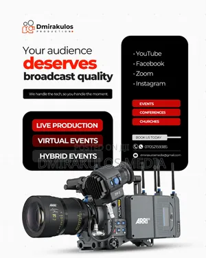 LIVESTREAM | ZOOM | YOUTUBE (Lagos, Ibadan,Nig)