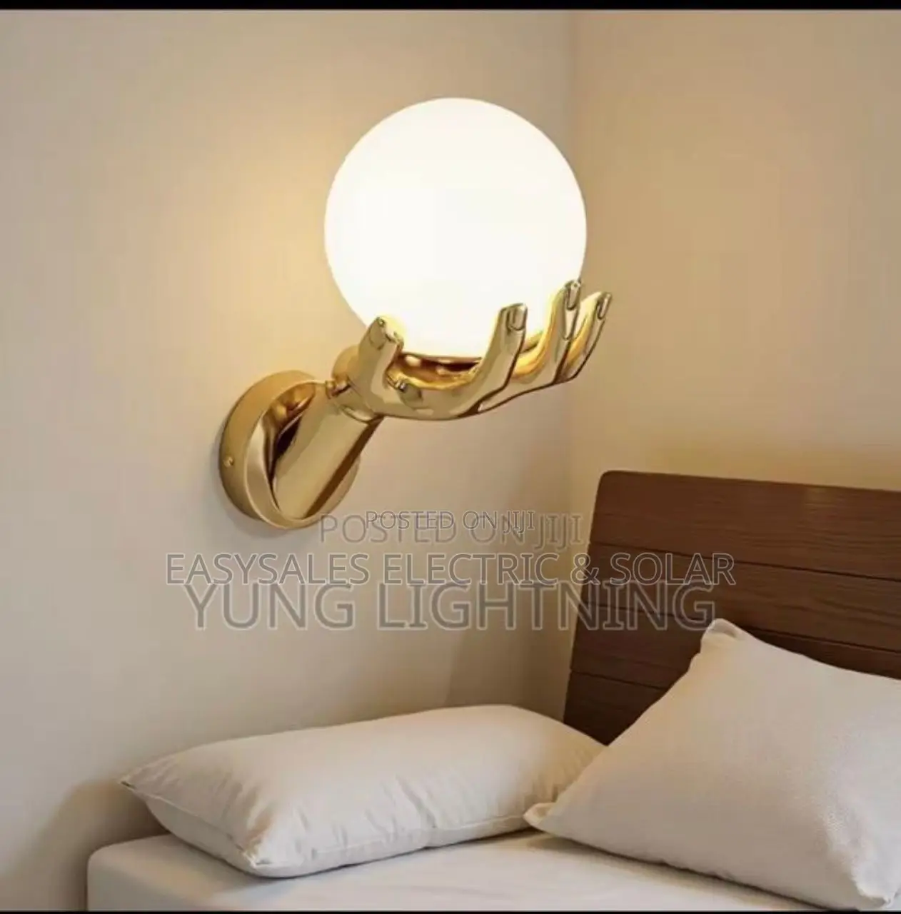 Golden Arm Wall Light
