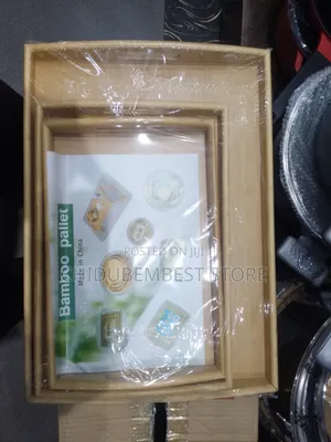 3 in 1 Wooden Square Tray.