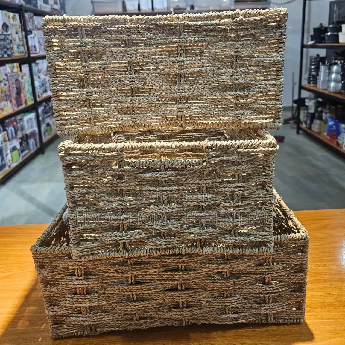 Multipurpose Woven / Rattan Storage Baskets( Small, Medium Large)