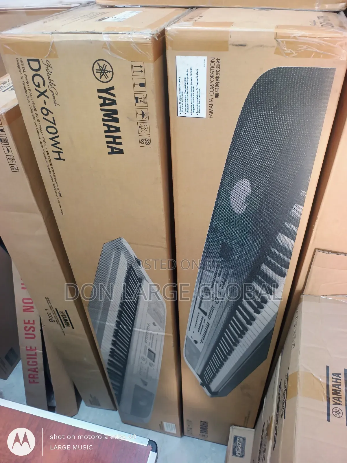 Yamaha Dgx670wh