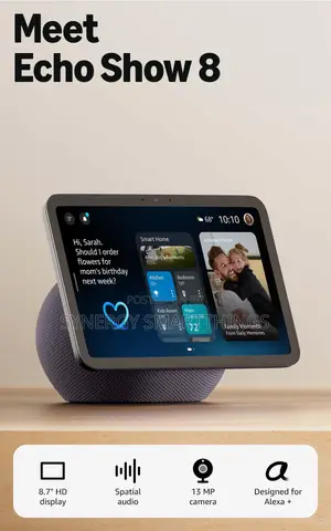 Amazon Echo Show 8 2025 Charcoal With Alexa Voice Control