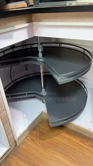 Gray Kitchen Magic Corner Swing Tray