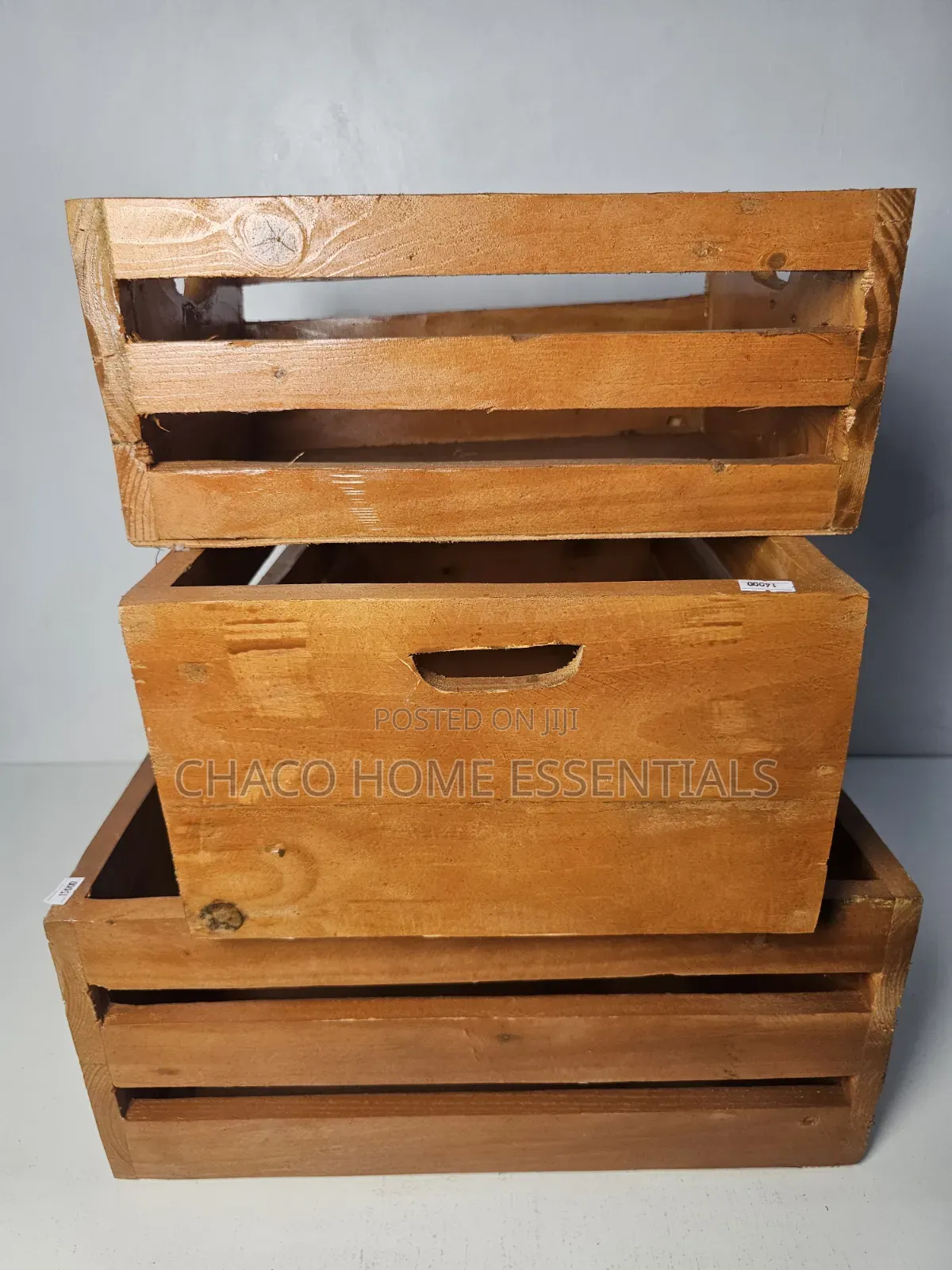 Wooden Storage Crates (Available in Small, Medium, Large)