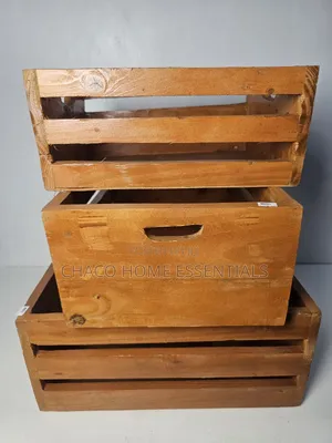 Wooden Storage Crates (Available in Small, Medium, Large)