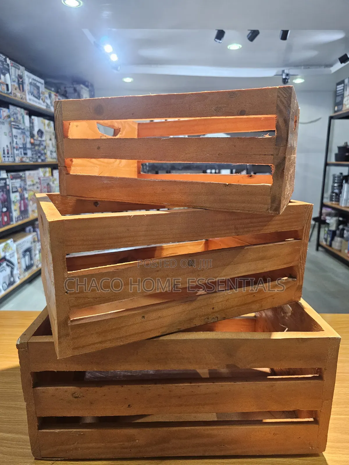 Wooden Storage Crates (Available in Small, Medium, Large)