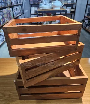Wooden Storage Crates (Available in Small, Medium, Large)