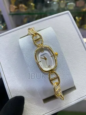 Quality Leather and Chain Watch