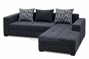 Black L Shaped Sofa