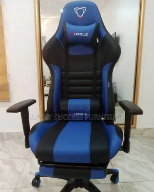 Blue and Black Gaming Chair