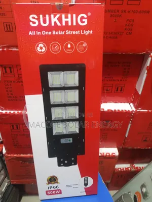 500w Suking Lithuim Battery Solar Street Light