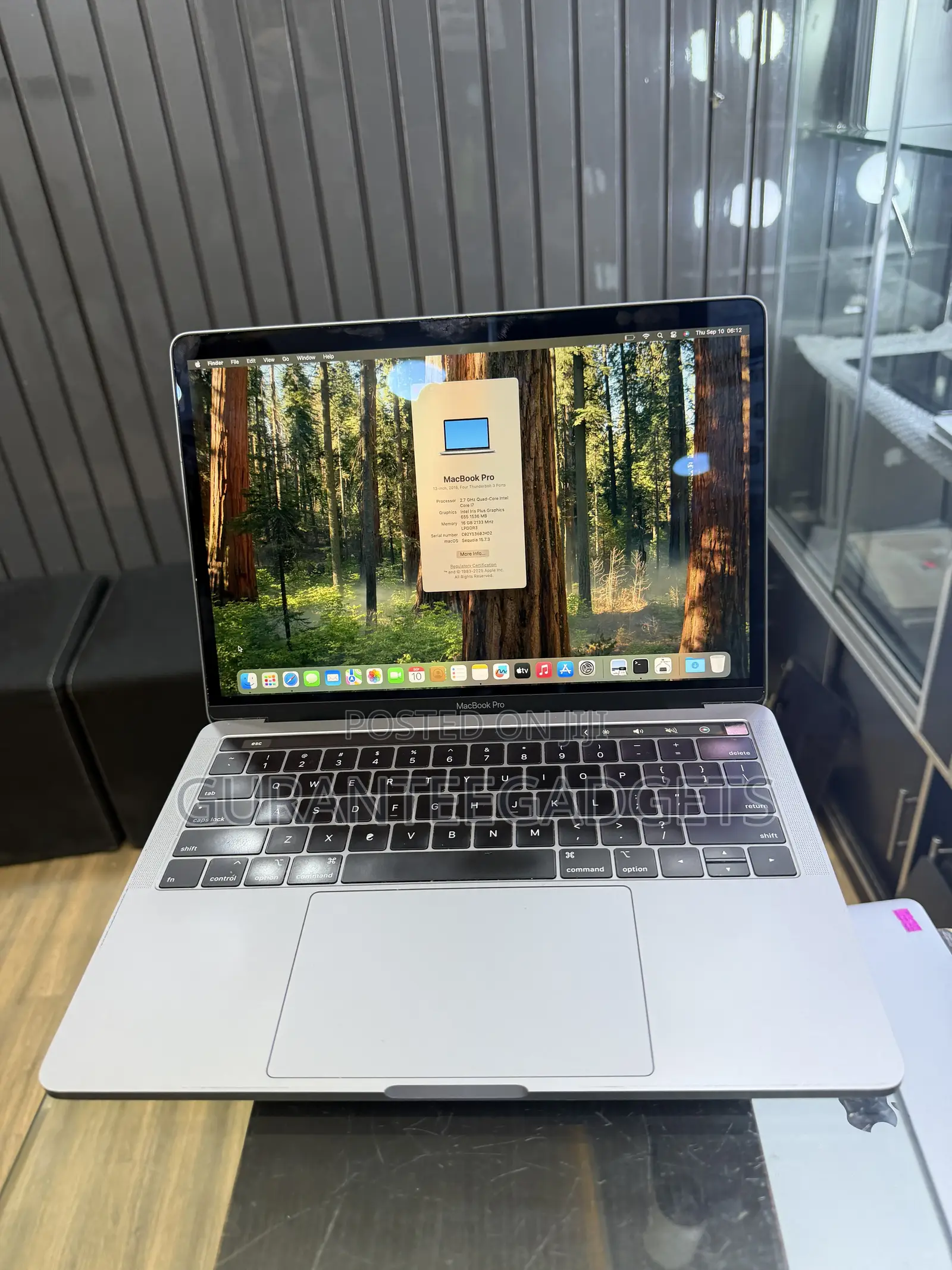 Laptop Apple MacBook Pro 2019 16GB Intel Core i7 SSD 512GB