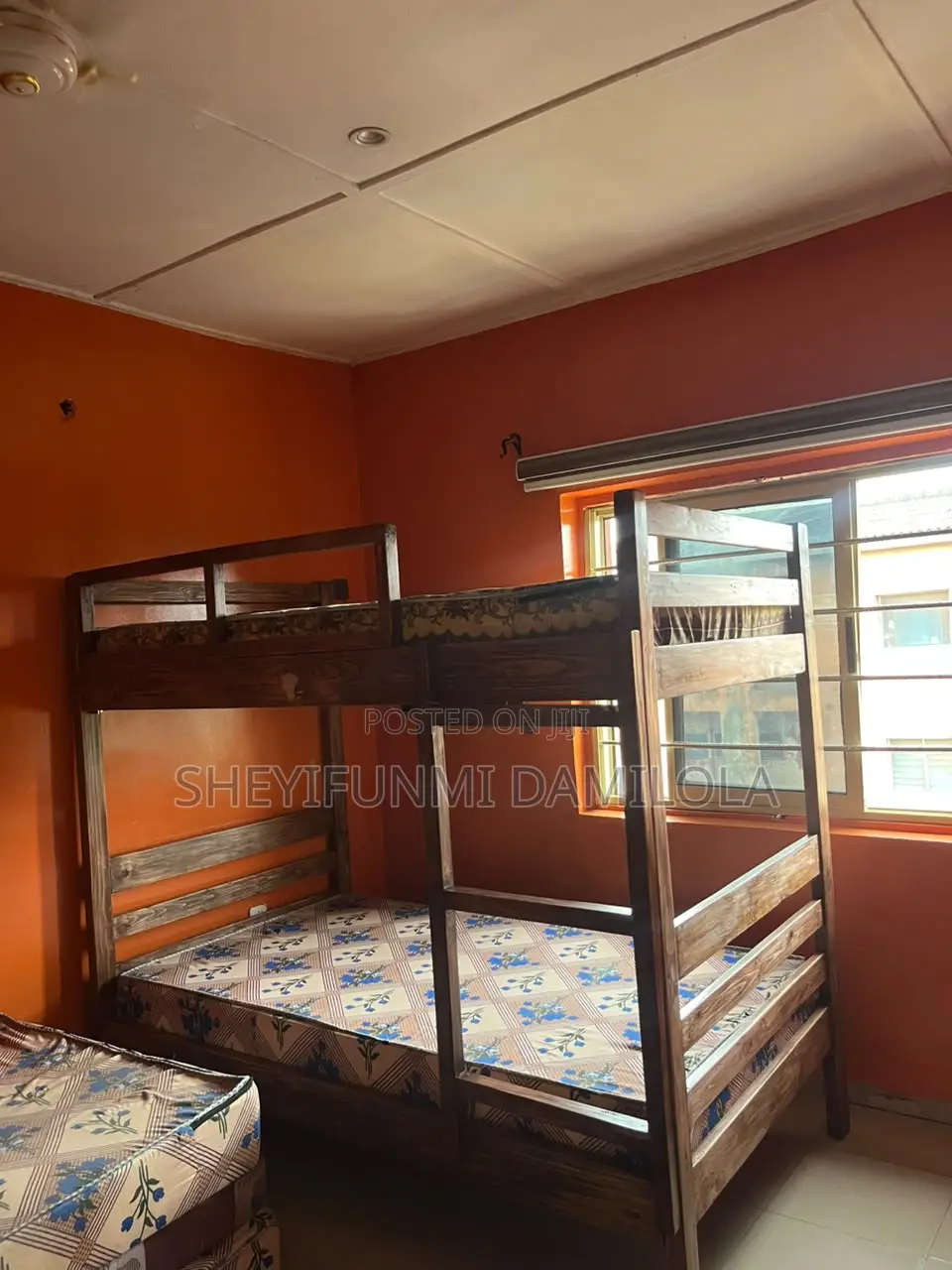 3 and Half by 6 Wooden Bunk Bed