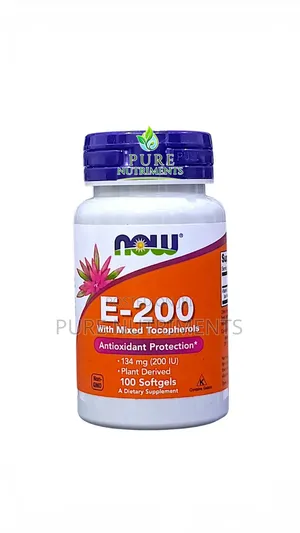 NOW E-200 With Mixed Tocopherols200 IU 134mg 100Softgels