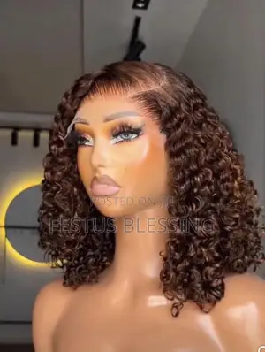 14 Inches SDD Pixie Curl Paired With a 5x5 Closure