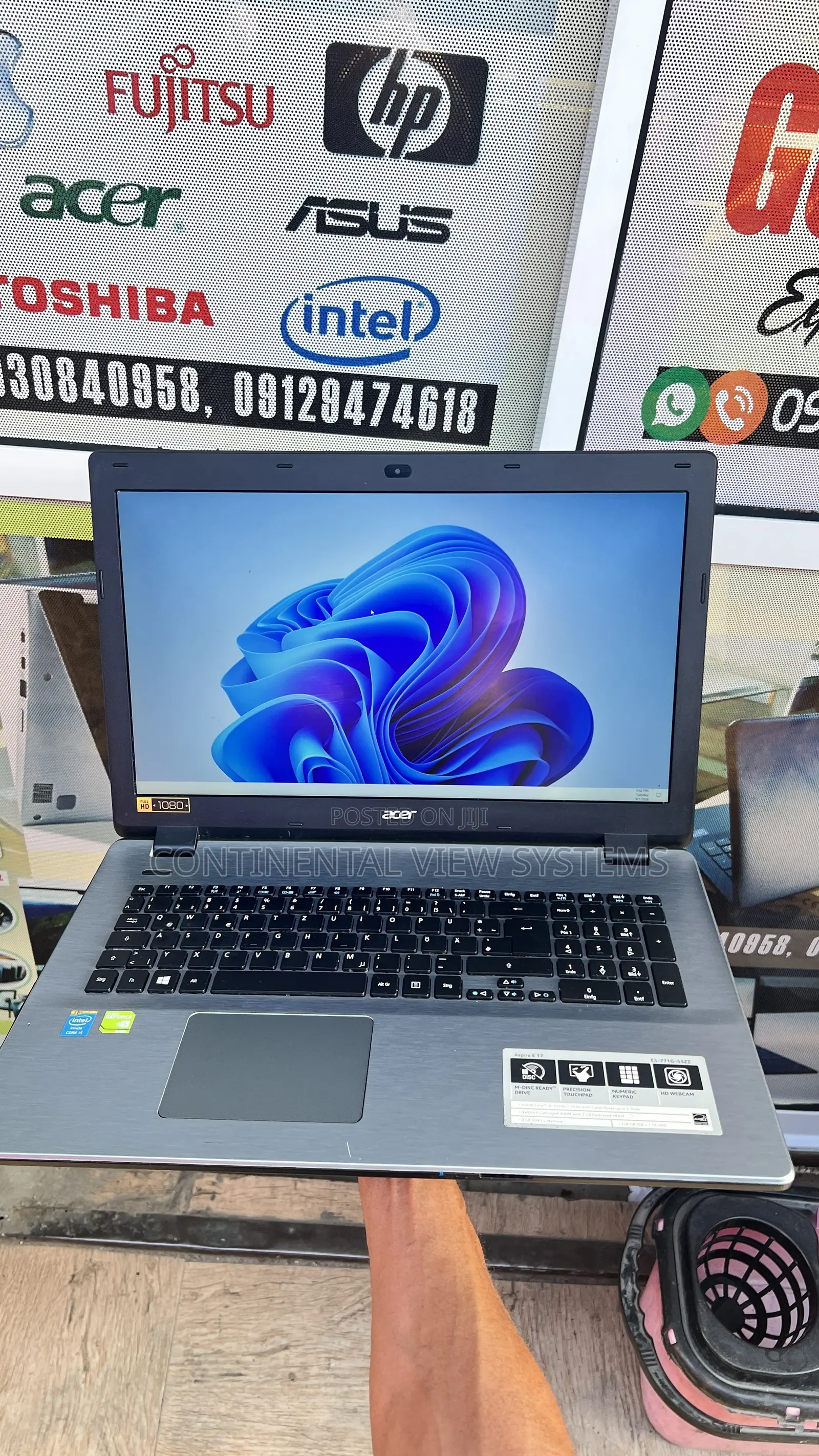 Laptop Acer Aspire 17 8GB Intel Core i5 HDD 500GB