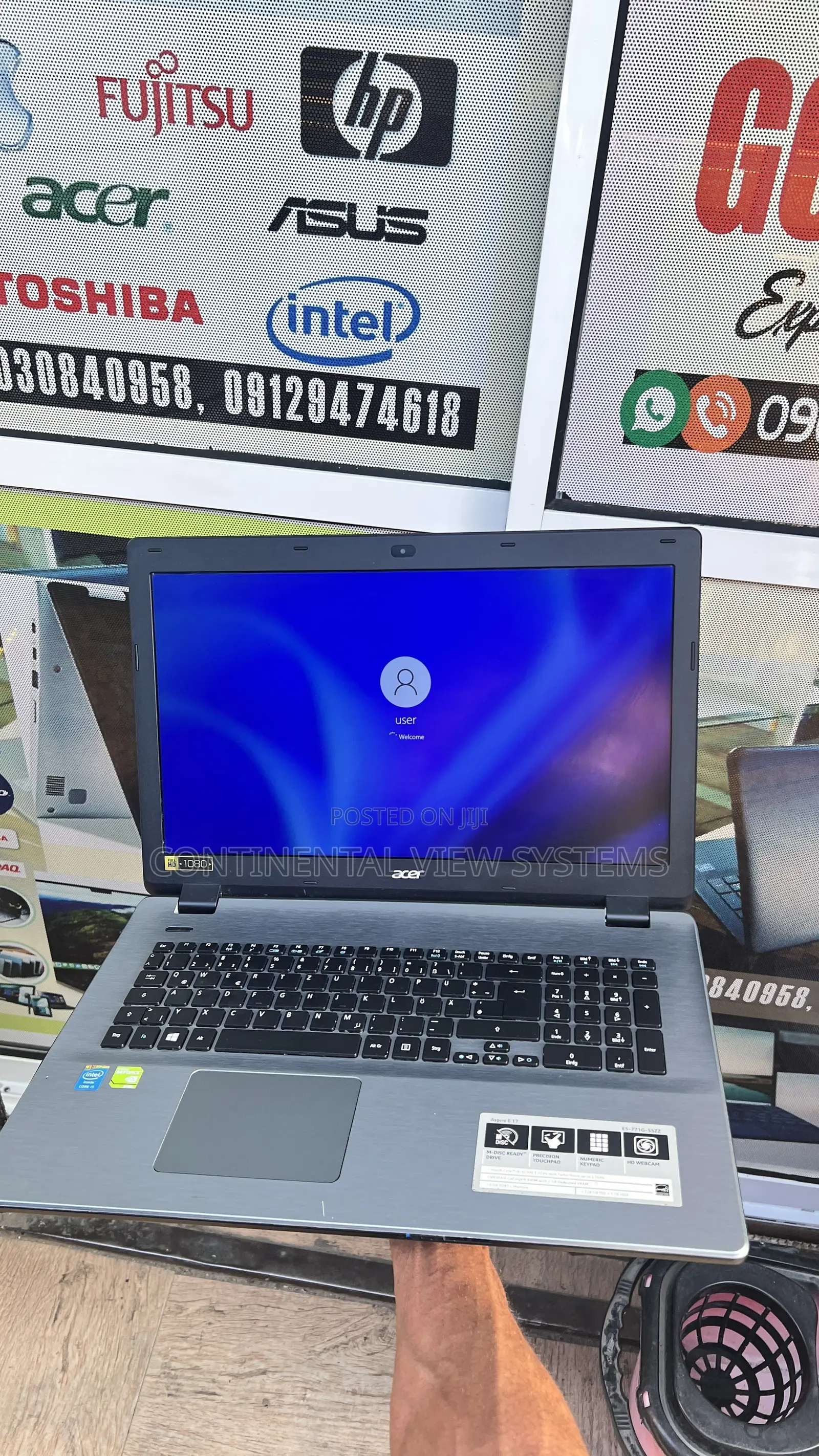 Laptop Acer Aspire 17 8GB Intel Core i5 HDD 500GB