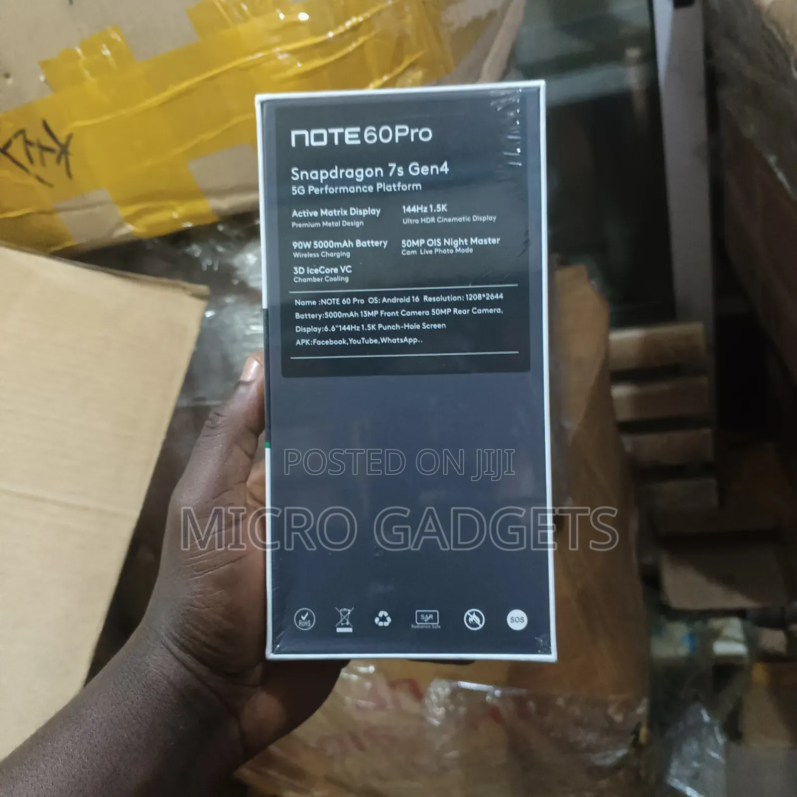 New Infinix Note 60 Pro 256 GB