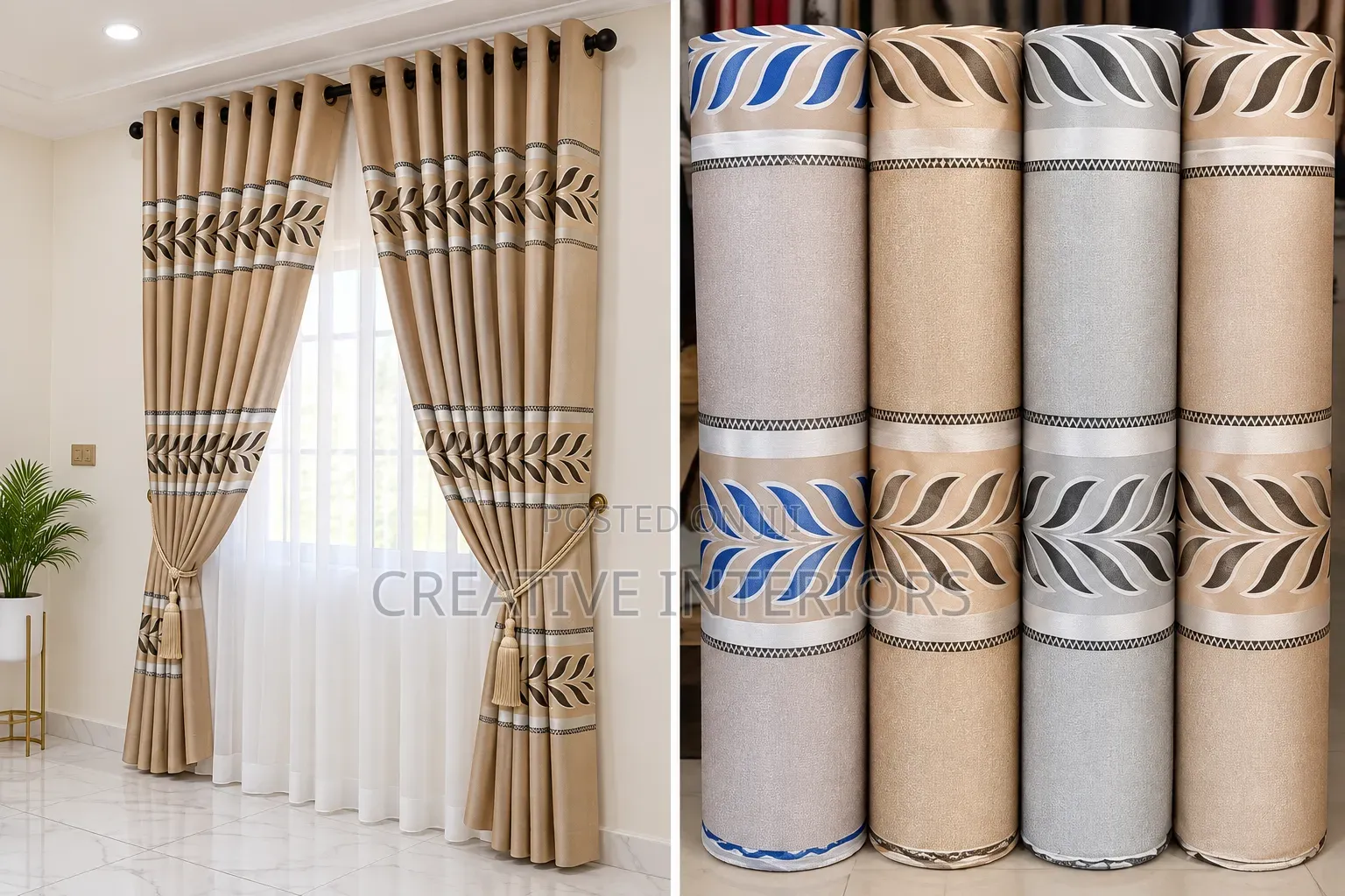 Unique Pattern Curtains