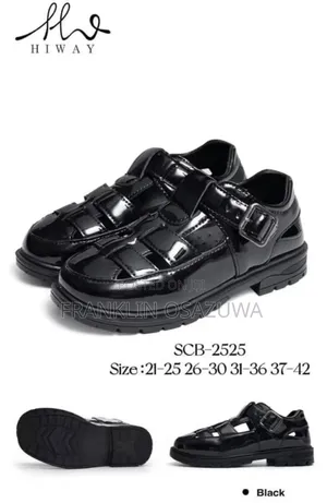 HI WAY BEST Kids School Shoes – Black Patent Leather School Shoes