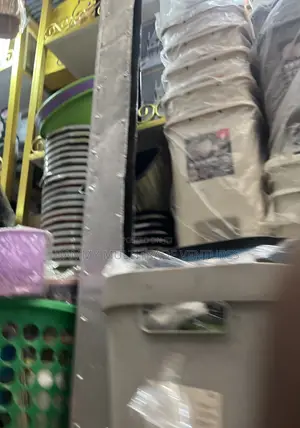 Plastic Swing-Top Waste Bins