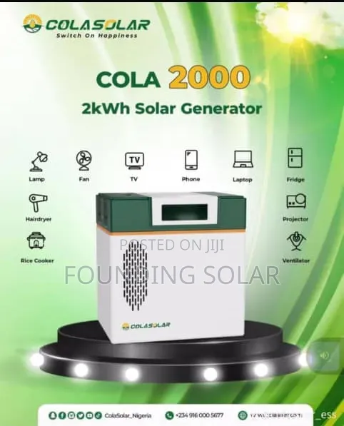 2kwl COLA Solar Generator
