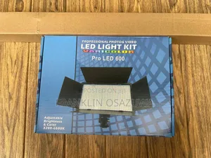 LED 600 Professional Photo Video LED Light Kit Varicolor 3200-