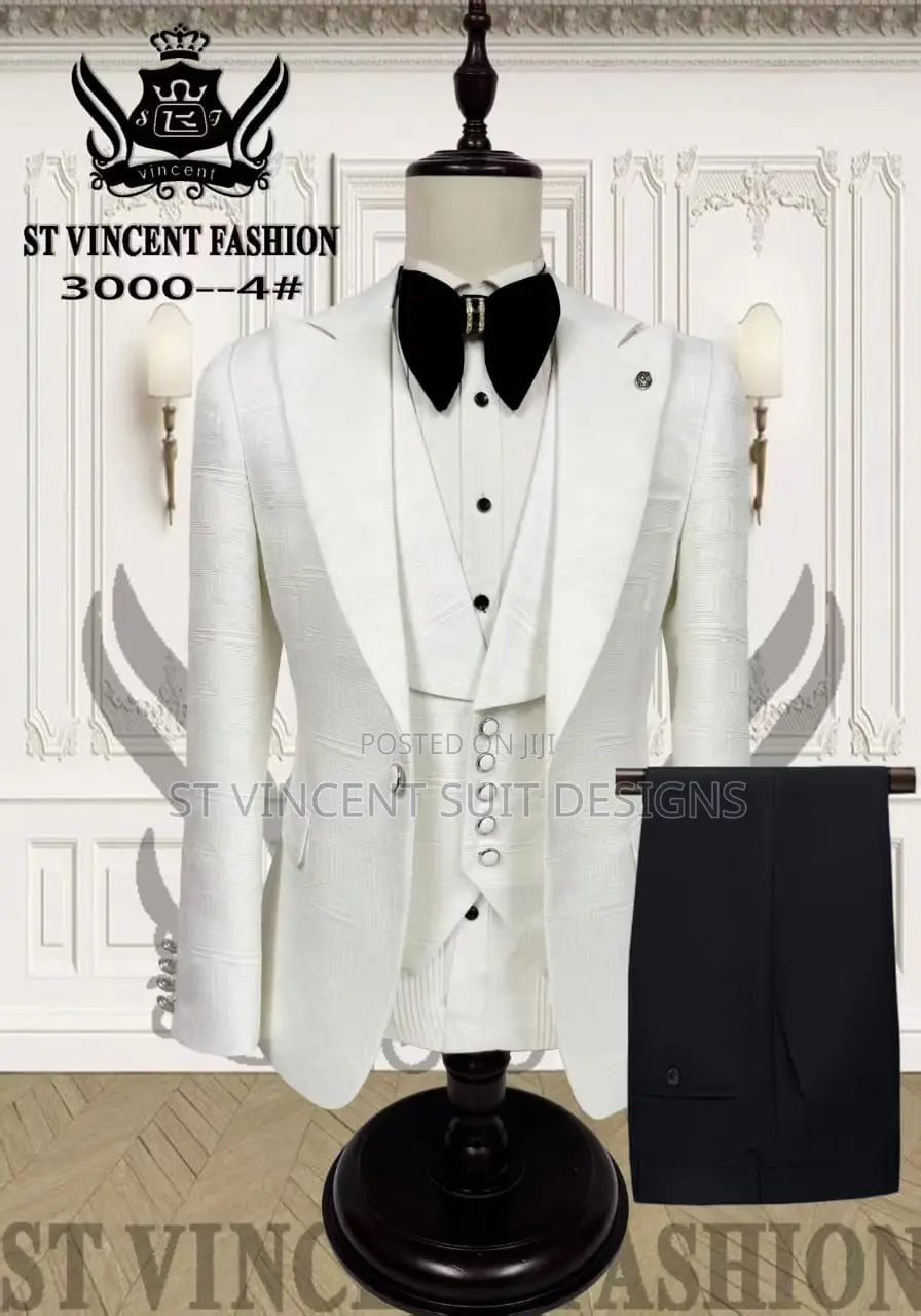 Off White Ceremonial Suit