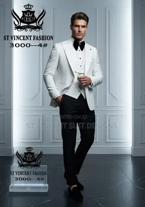Off White Ceremonial Suit