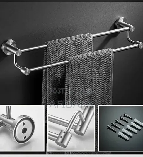 Stainless Steel Double Towel Hanger