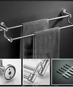 Stainless Steel Double Towel Hanger