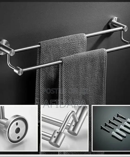 Stainless Steel Double Towel Hanger