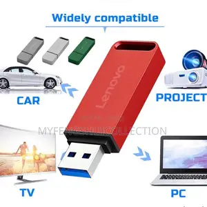 2TB Red Lenovo Flash Drive Memory Storage