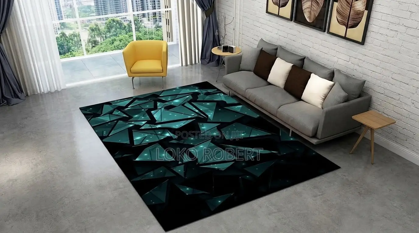 Nordic 3d Luxury Center Rug- 5by7ft
