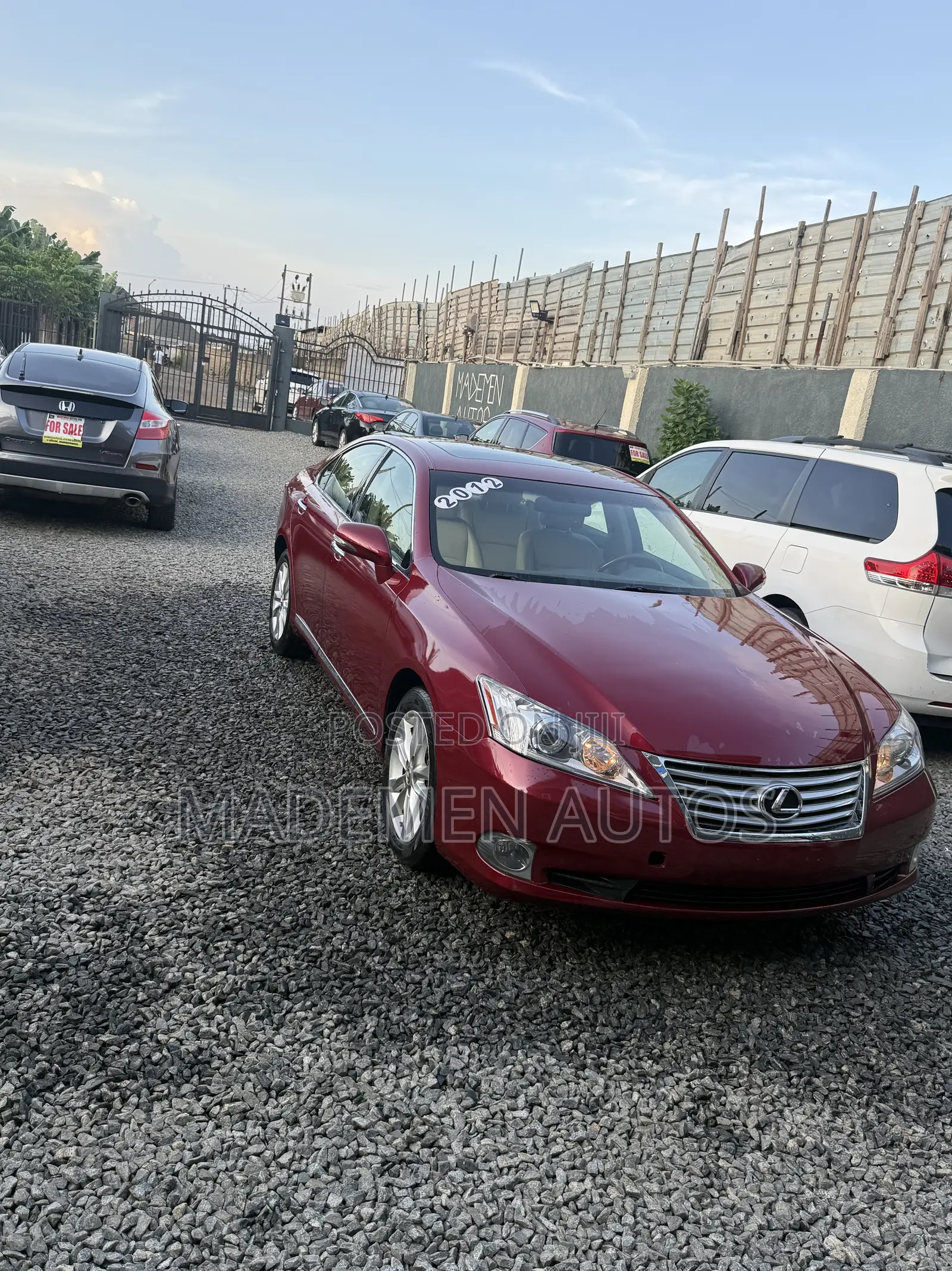 Lexus ES 350 2012 Red